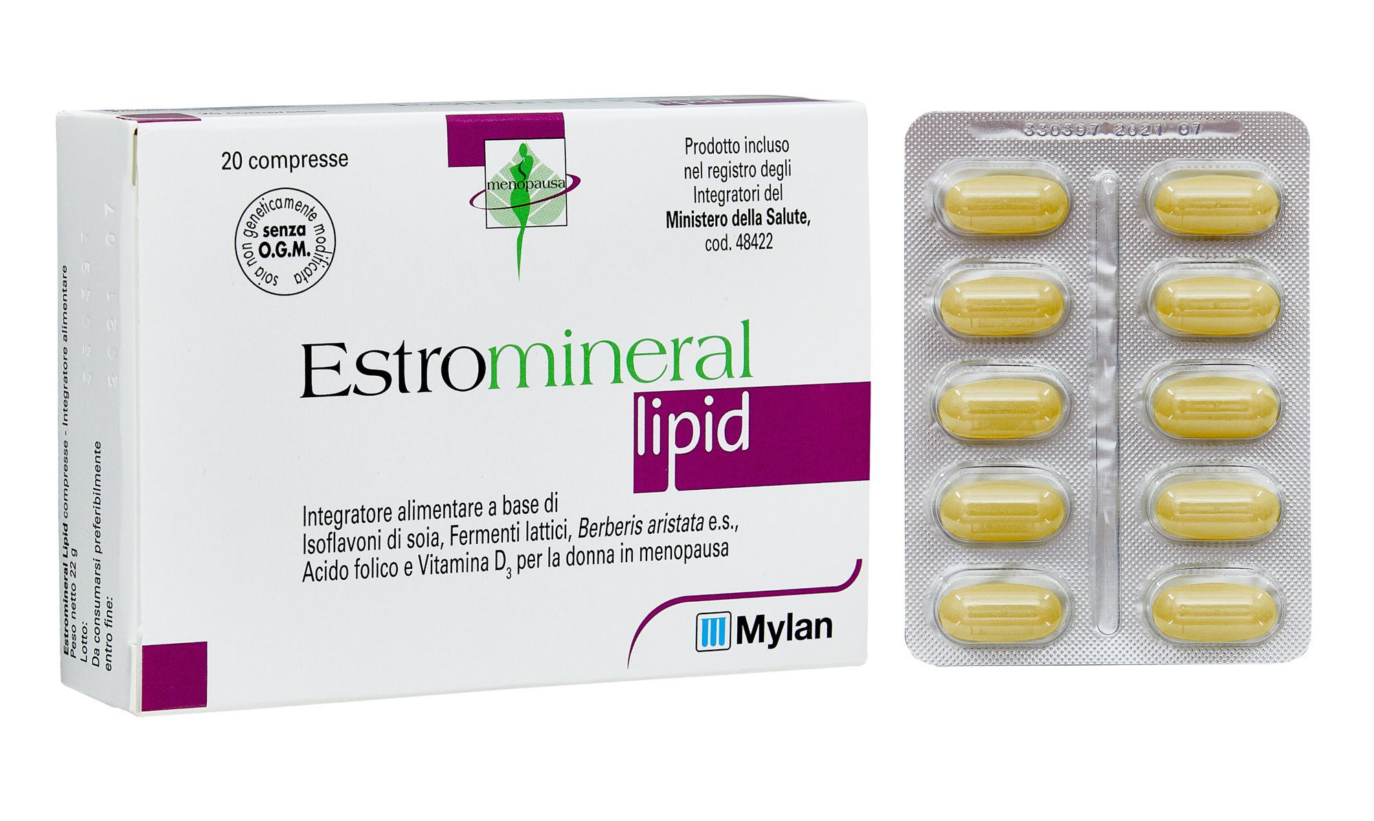 Estromineral Lipid Integratore Menopausa 20 Compresse