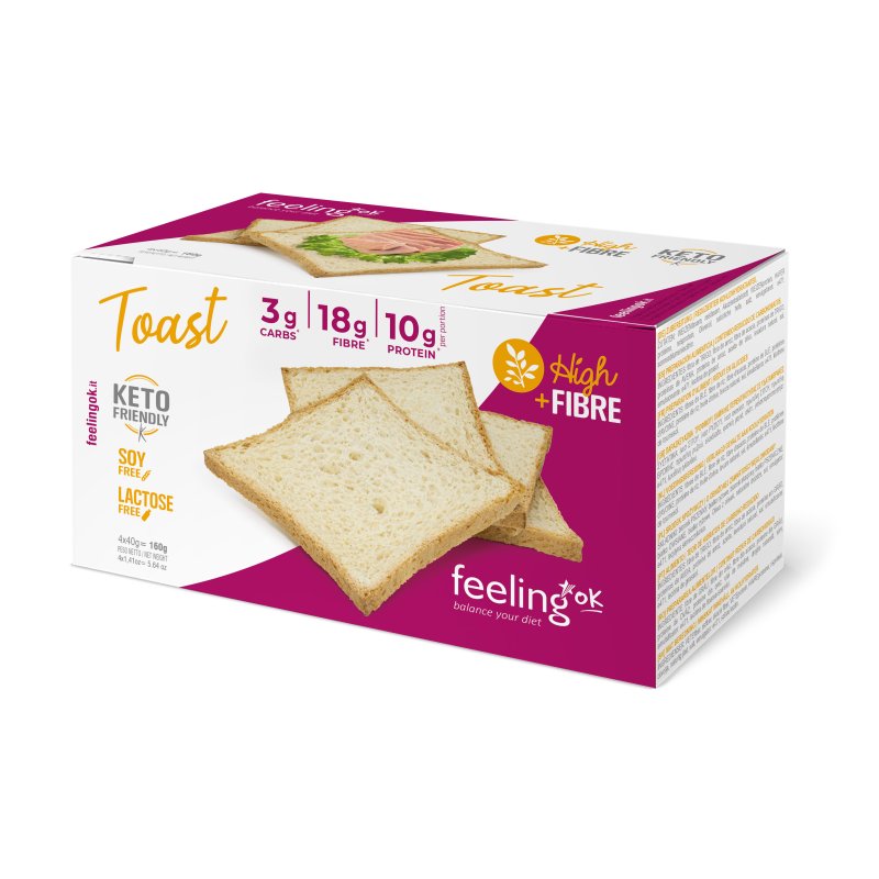 Feeling Ok Toast Fette Biscottate Gusto Naturale 2x80g