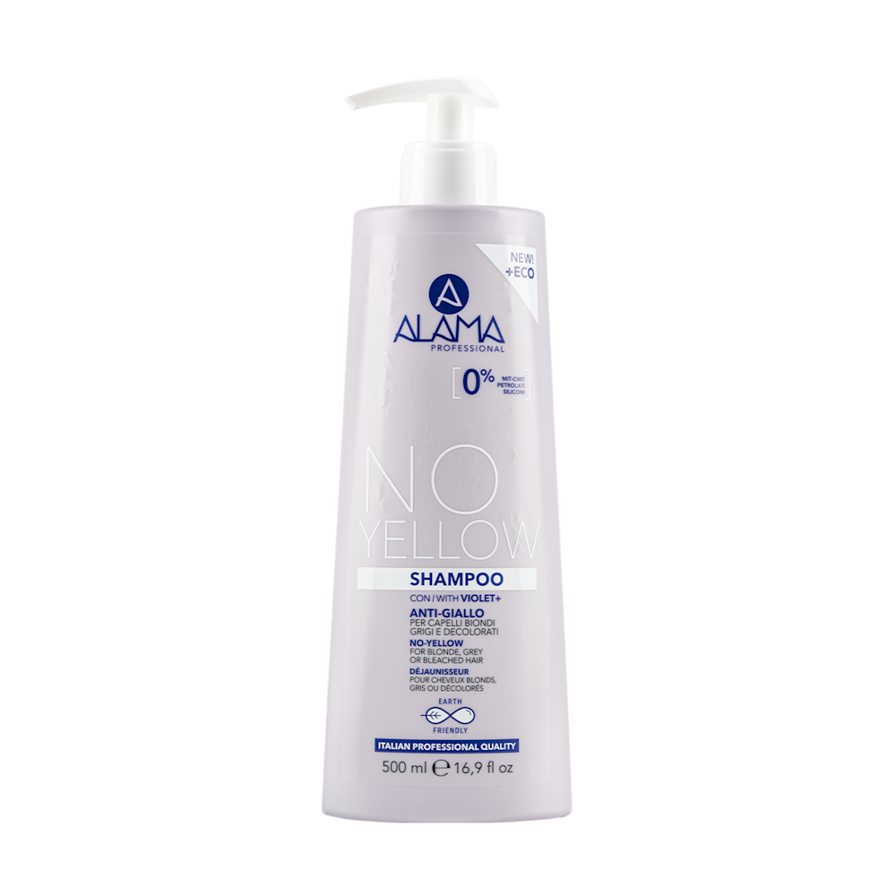 980631016 - ALAMA NO-YELLOW SHAMPOO PER CAPELLI BIONDI GRIGI O DECOLORATI 500 ML - 4736687_1.png