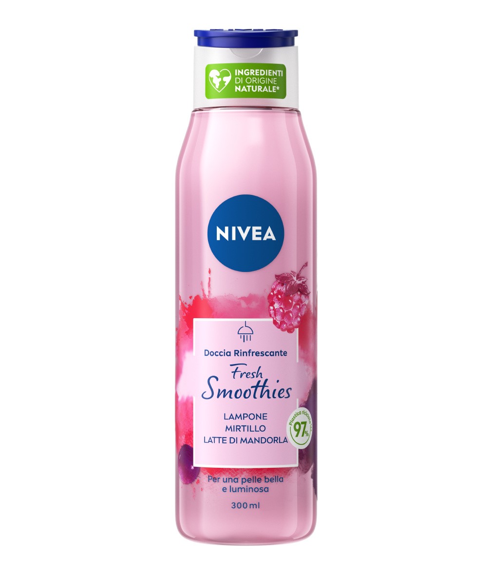 Nivea Doccia Rinfrescante Fresh Smoothies Gusto Lampone 300ml