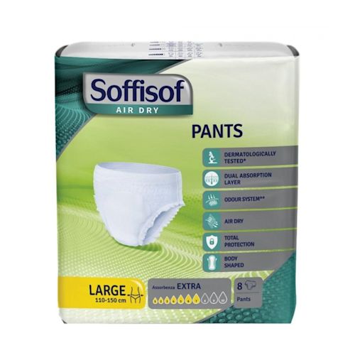 image - 986149627 - Mutandina assorbente monouso per incontinenza moderata, con doppio strato assorbente e sistema anti-odore, ideale per pazienti attivi e autosufficienti. - 4866426_2.jpg