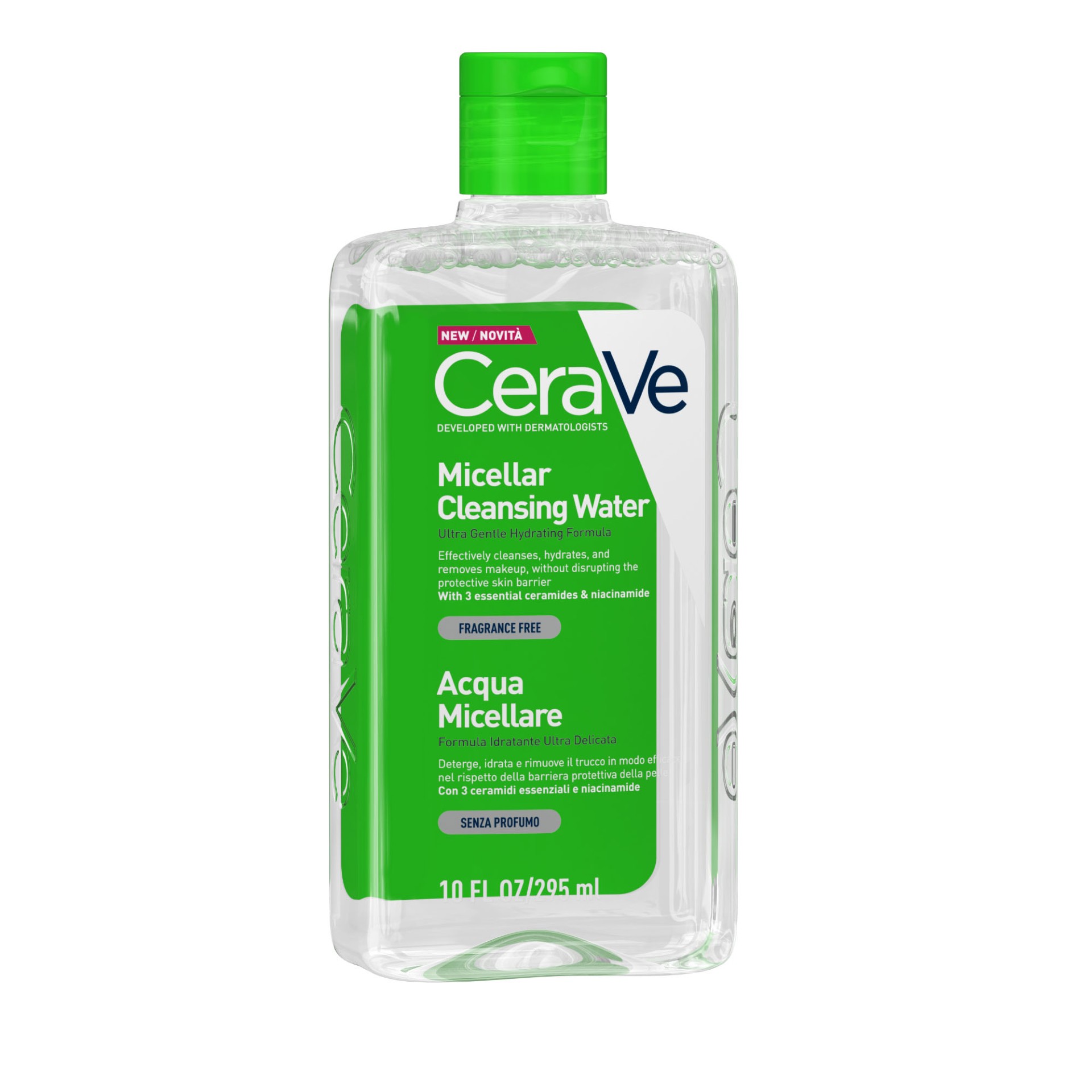 Cerave Acqua Micellare Con 3 Ceramidi Essenziali 296ml
