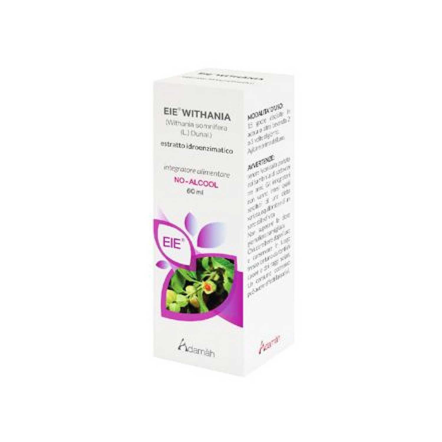 Eie Withania Estratto Idroenzimatico Integratore Gocce 60ml