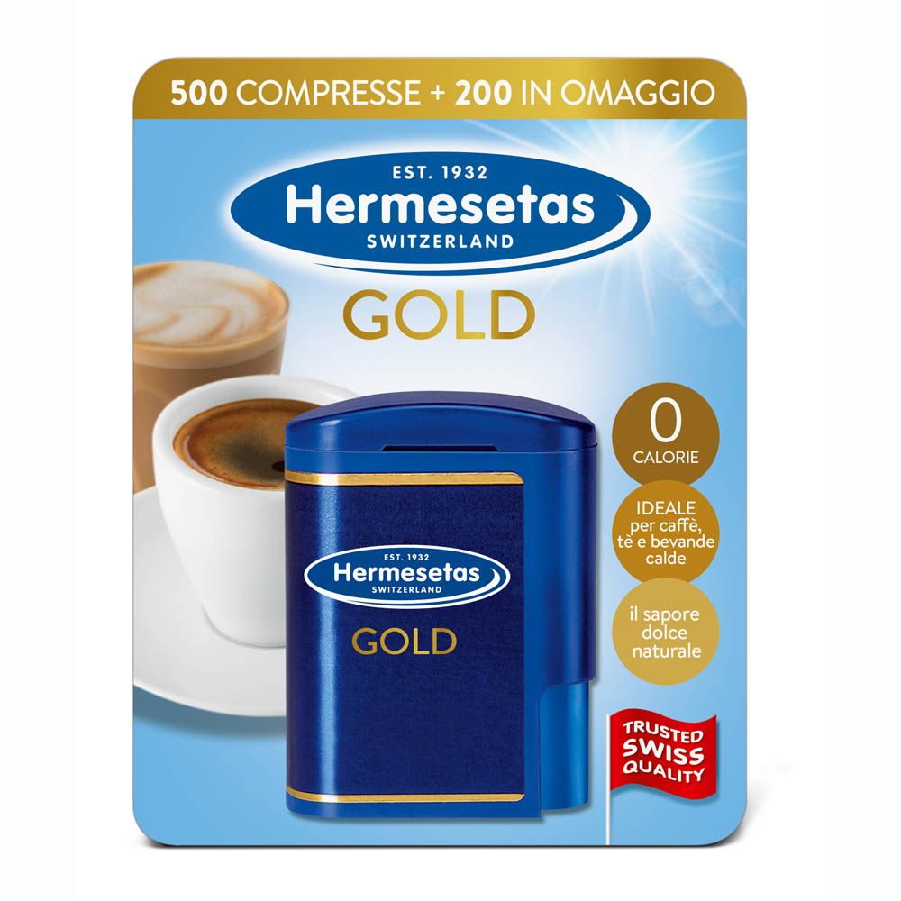 Hermesetas Gold 500+200 Compresse