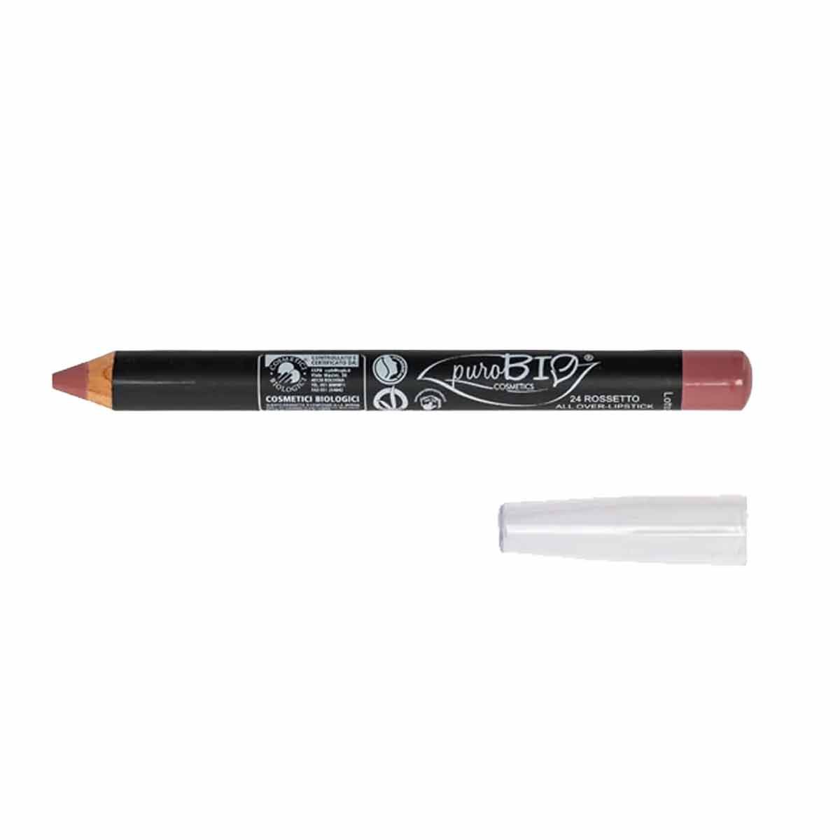 Purobio Matitone Rossetto Rosa 24 1 Pezzo