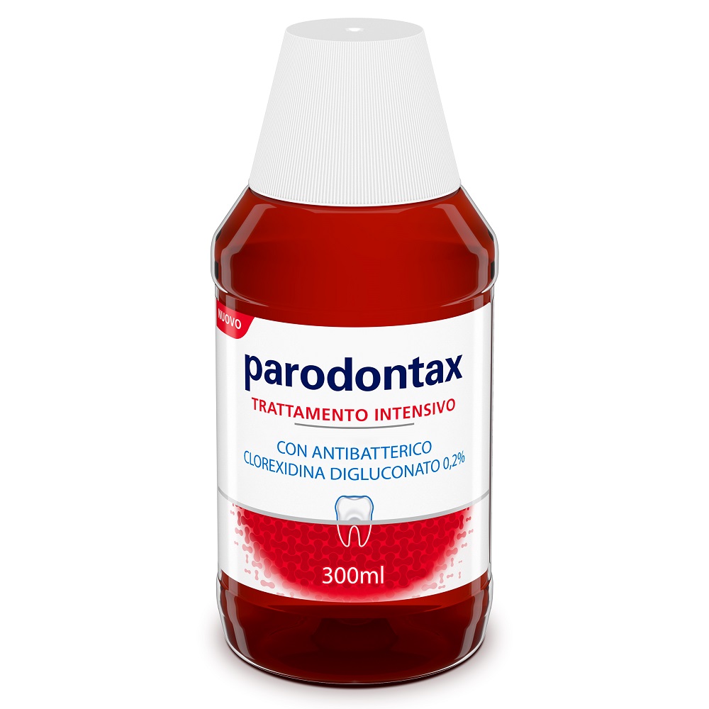 Parodontax collutorio clorexidina trattamento intensivo Anti batterico e antiplacca senza Alcool 300ml