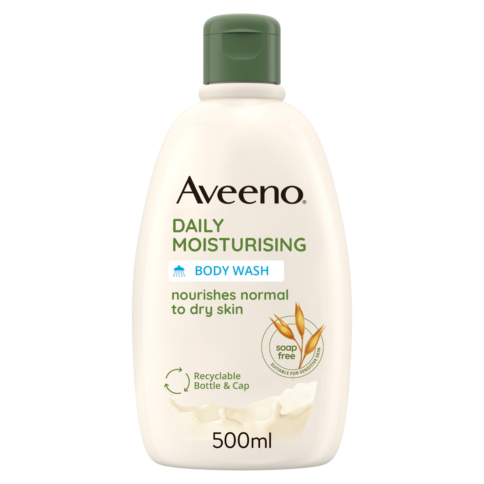 Aveeno Daily Moisturising Bagnodoccia Idratante Senza Sapone All'avena Pelli Sensibili 500ml