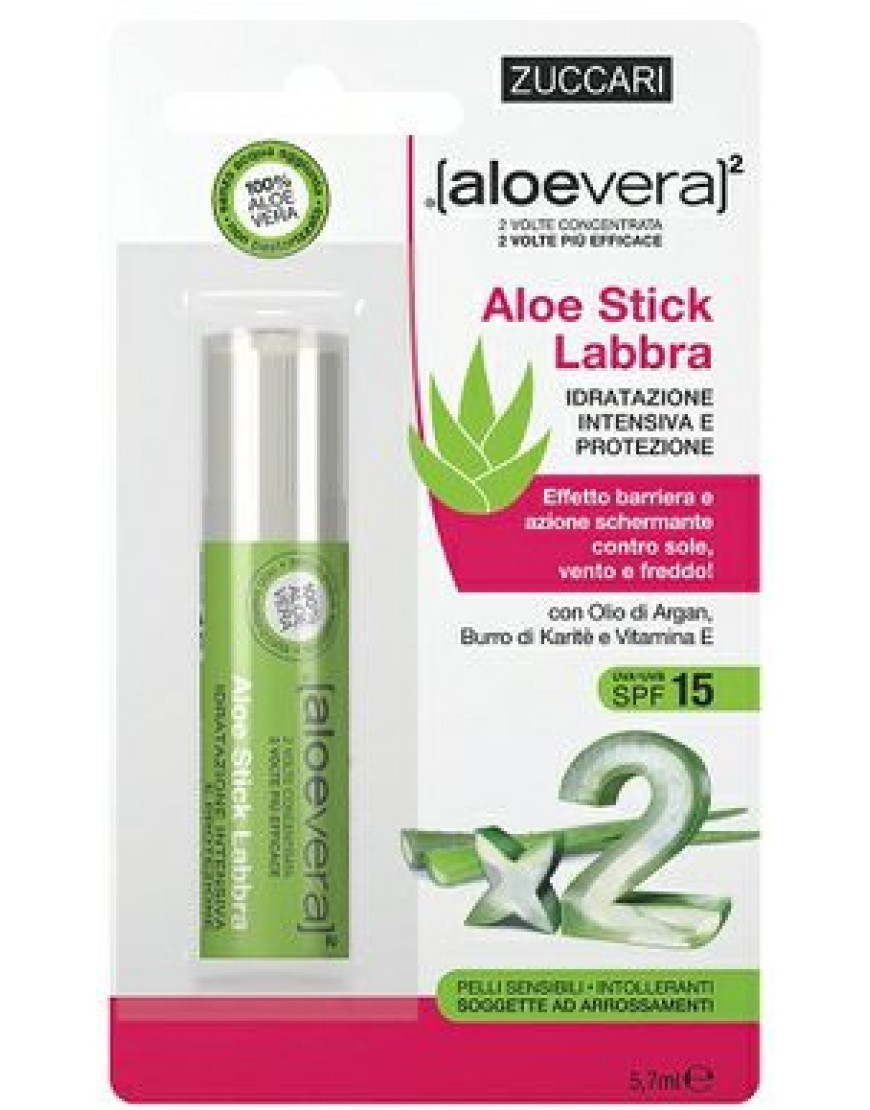 Zuccari Aloevera2 Stick Labbra 5.7ml