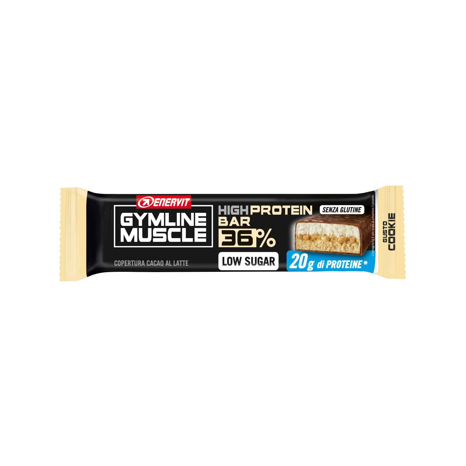 Enervit Gymline Barretta energetica 36% Gusto Biscotti 55g