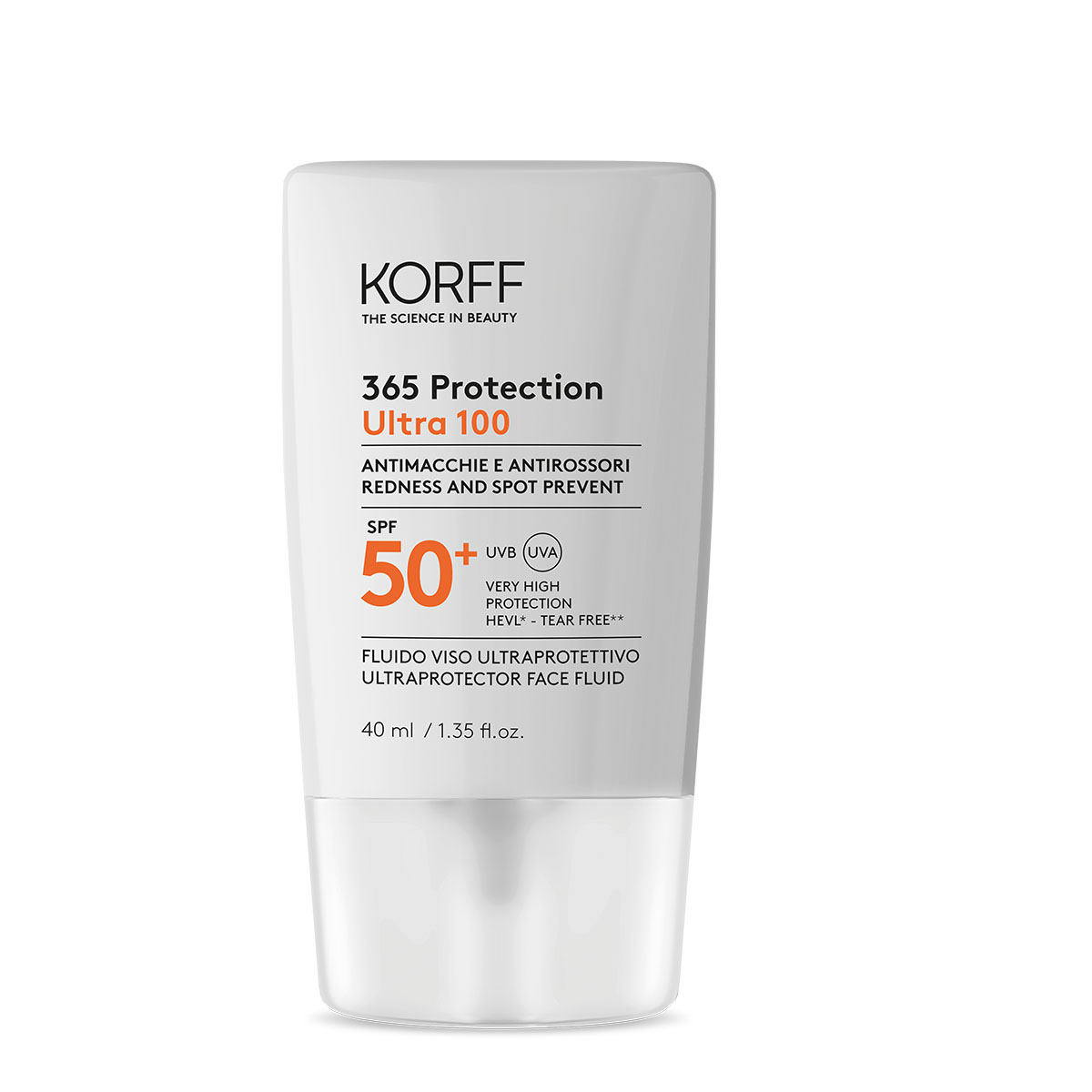 Korff 365 Protection Ultra 100 Fluido Viso Ultraprotettivo SPF 50+ 40ml