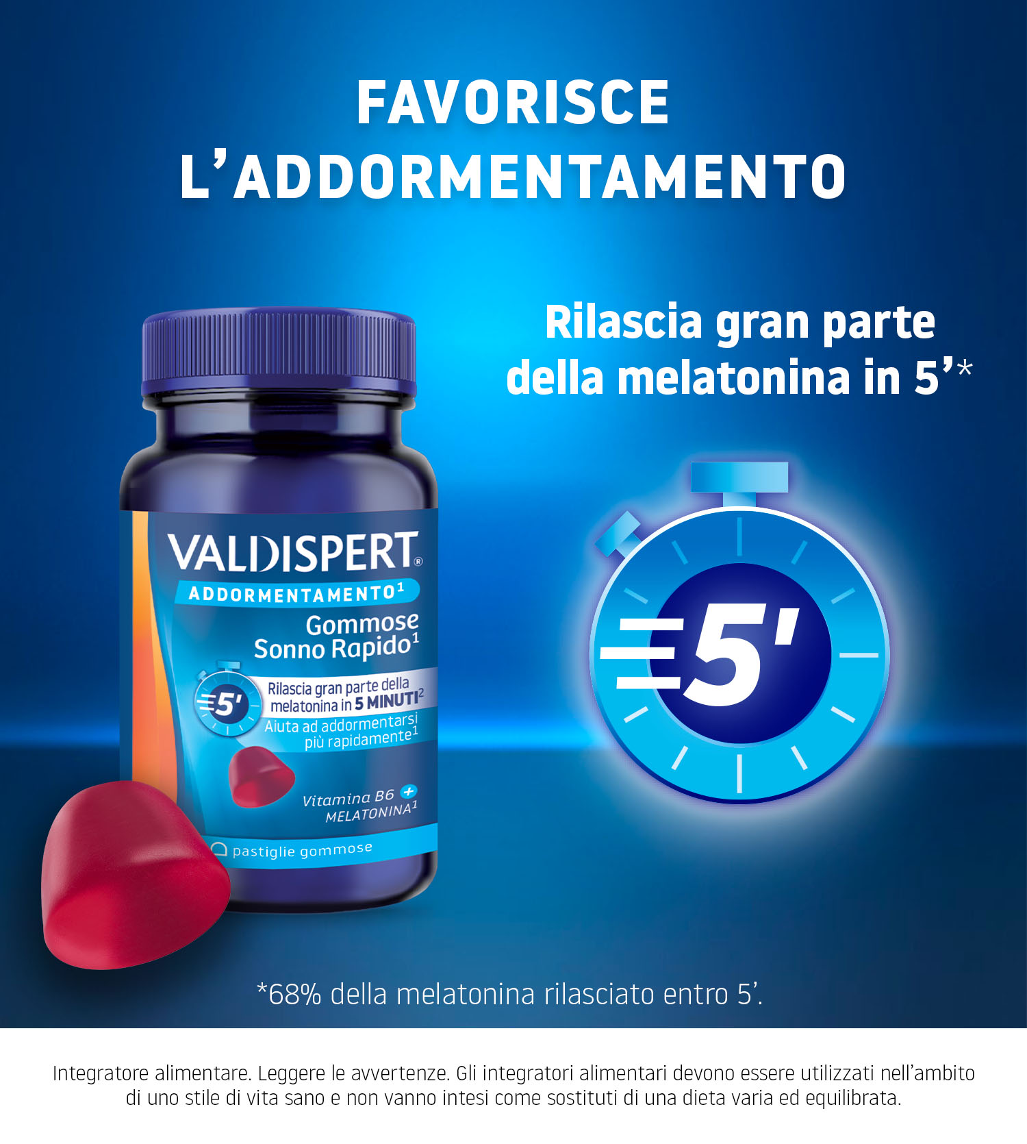 image - 982441103 - VALDISPERT GOMMOSE SONNO RAPIDO 30 PASTIGLIE GOMMOSE - 4708839_4.jpg