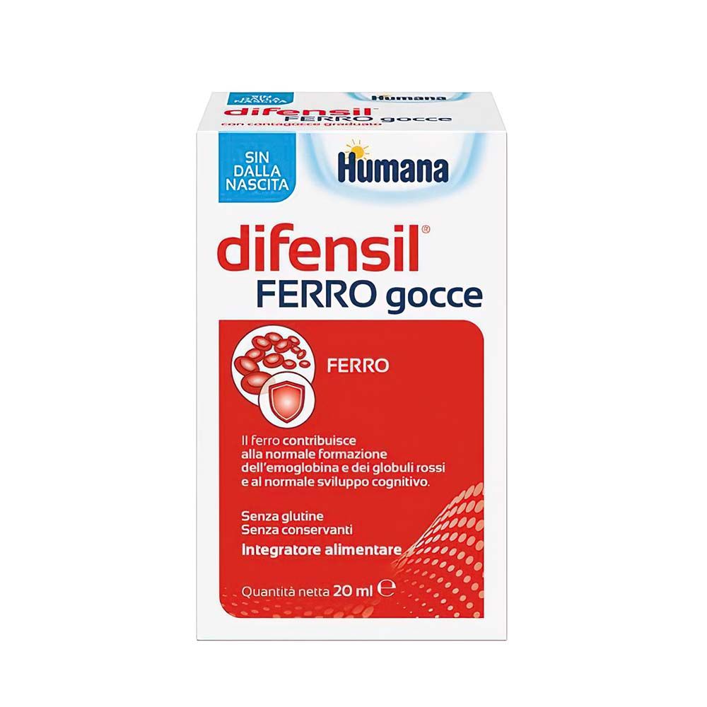 Humana Difensil Ferro Gocce Integratore Ferro 20ml