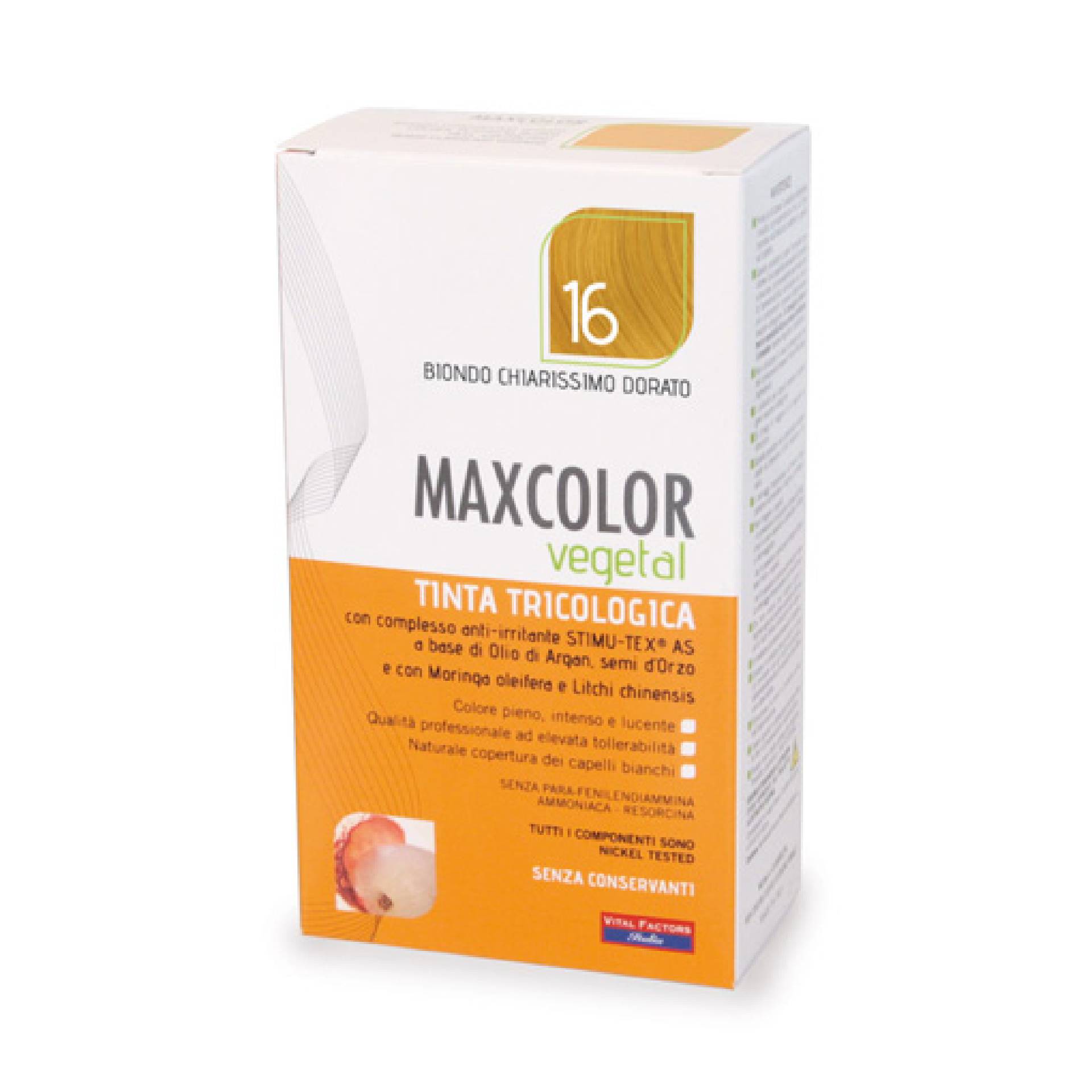 Maxcolor Vegetal 16 Biondo Chiarissimo Dorato 140ml