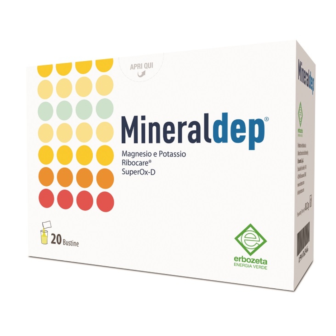 Erbozeta Mineraldep Integratore Di Magnesio E Potassio 20 Bustine