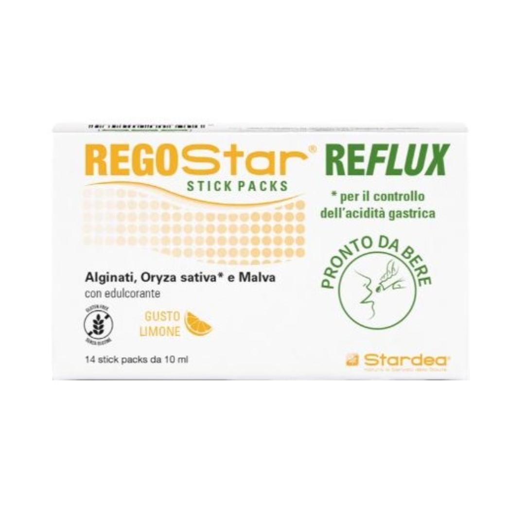 Regostar Reflux Integratore Per Acidità Gastrica 14 Stick Pack