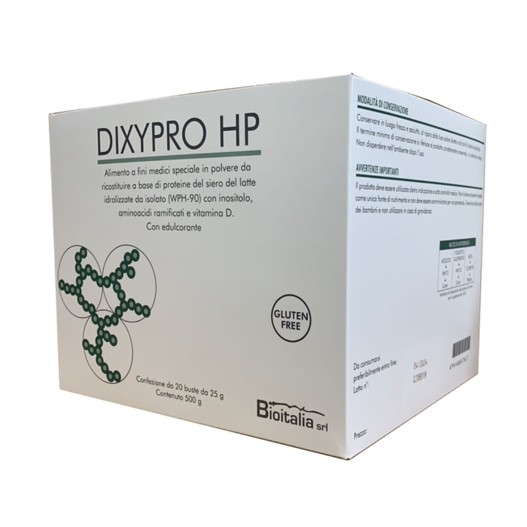Dixypro Hp Alimento Proteico In Polvere Per Supporto Nutrizionale Gusto Cioccolato 20 Bustine