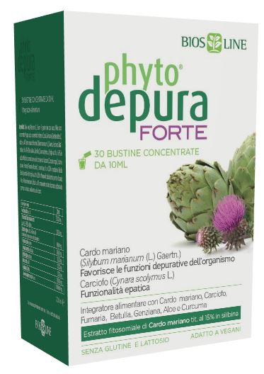 Bios Line Phytodepura Forte Concentrato Integratore 30 Bustine