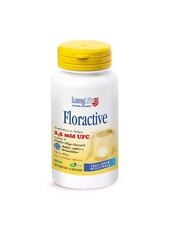 Longlife Floractive Integratore Probiotici 15 Dosi Da 5gr