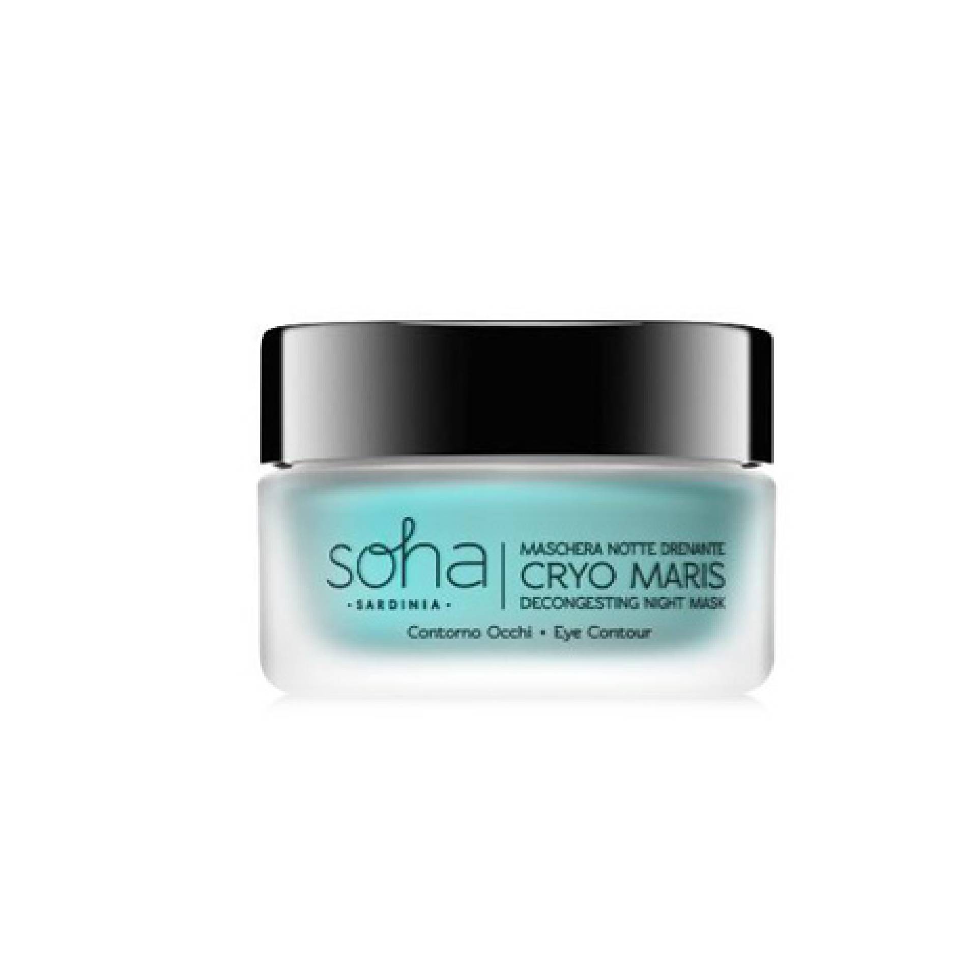 Soha Maschera Notte Drenante Contorno Occhi Cryo Maris 15ml