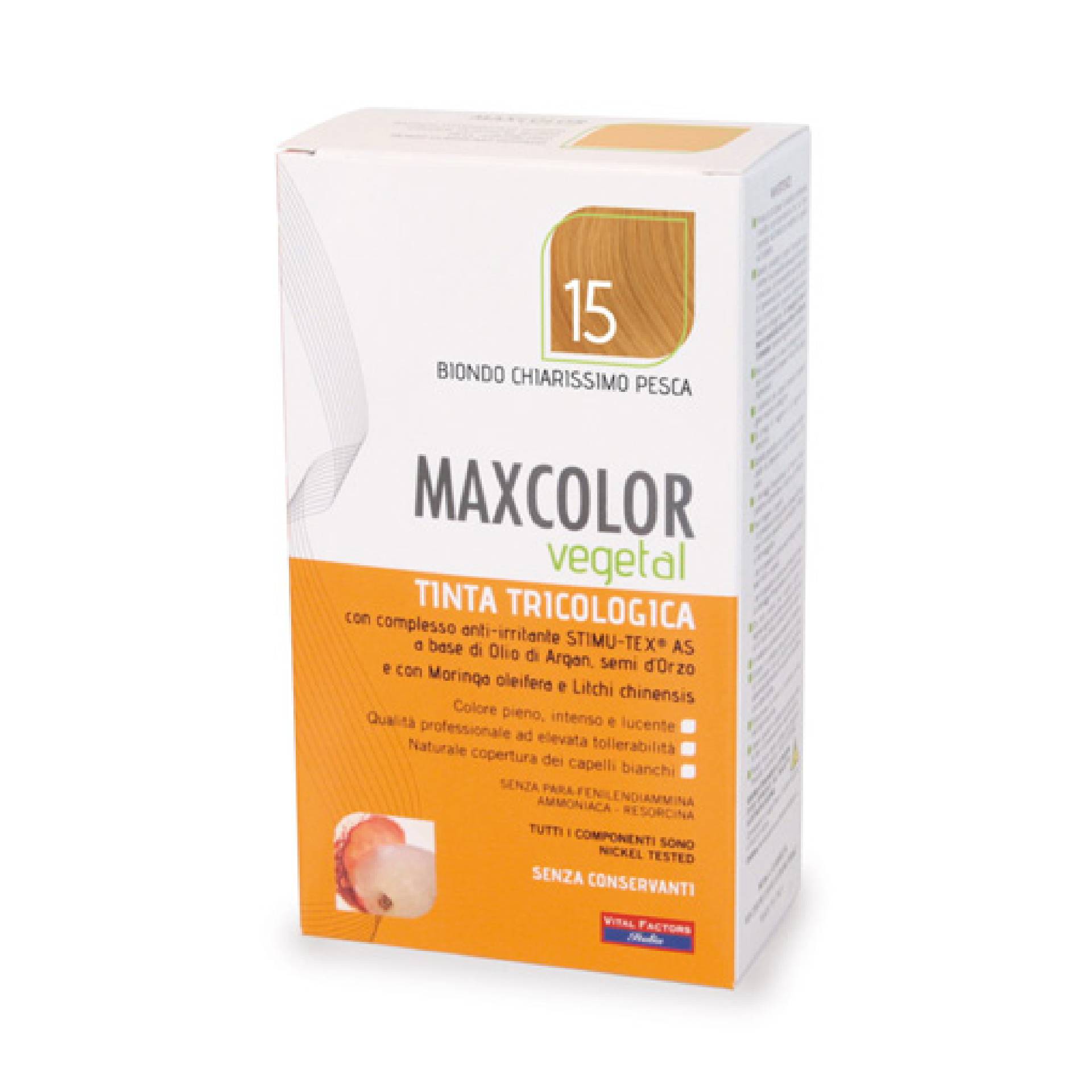 Maxcolor Vegetal 15 Biondo Chiarissimo Pesca 140ml