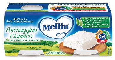 Mellin Formaggino Classico 4x80g