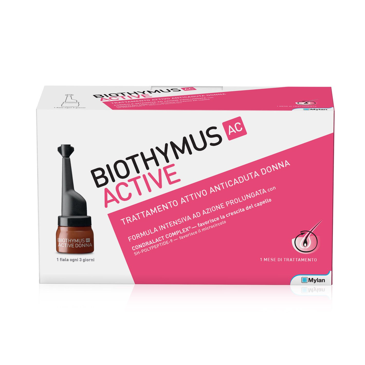 Biothymus Ac Active Trattamento Attivo Fiale Anti-Caduta Donna 10 Fiale