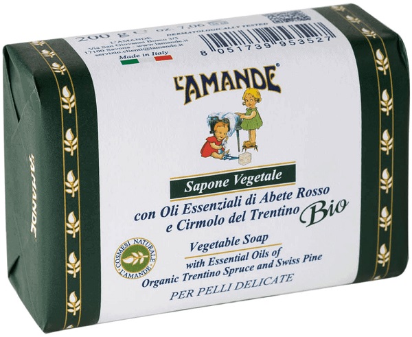 L'amande Sapone Vegetale Abete Rosso E Cirmolo Del Trentino 200g