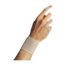 image - 901312456 - Polsino a righe beige da 8 cm, misura 3, per supporto e propriocezione del polso durante attivit&agrave; fisica e lavori pesanti. - 4872083_2.jpg