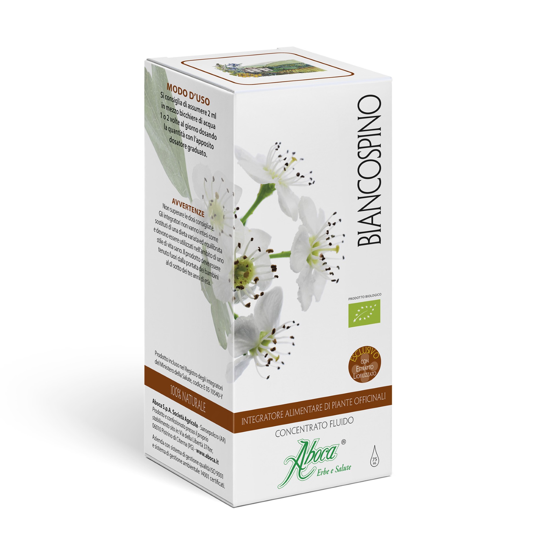 Aboca Biancospino Monoconcentrato Gocce 75ml