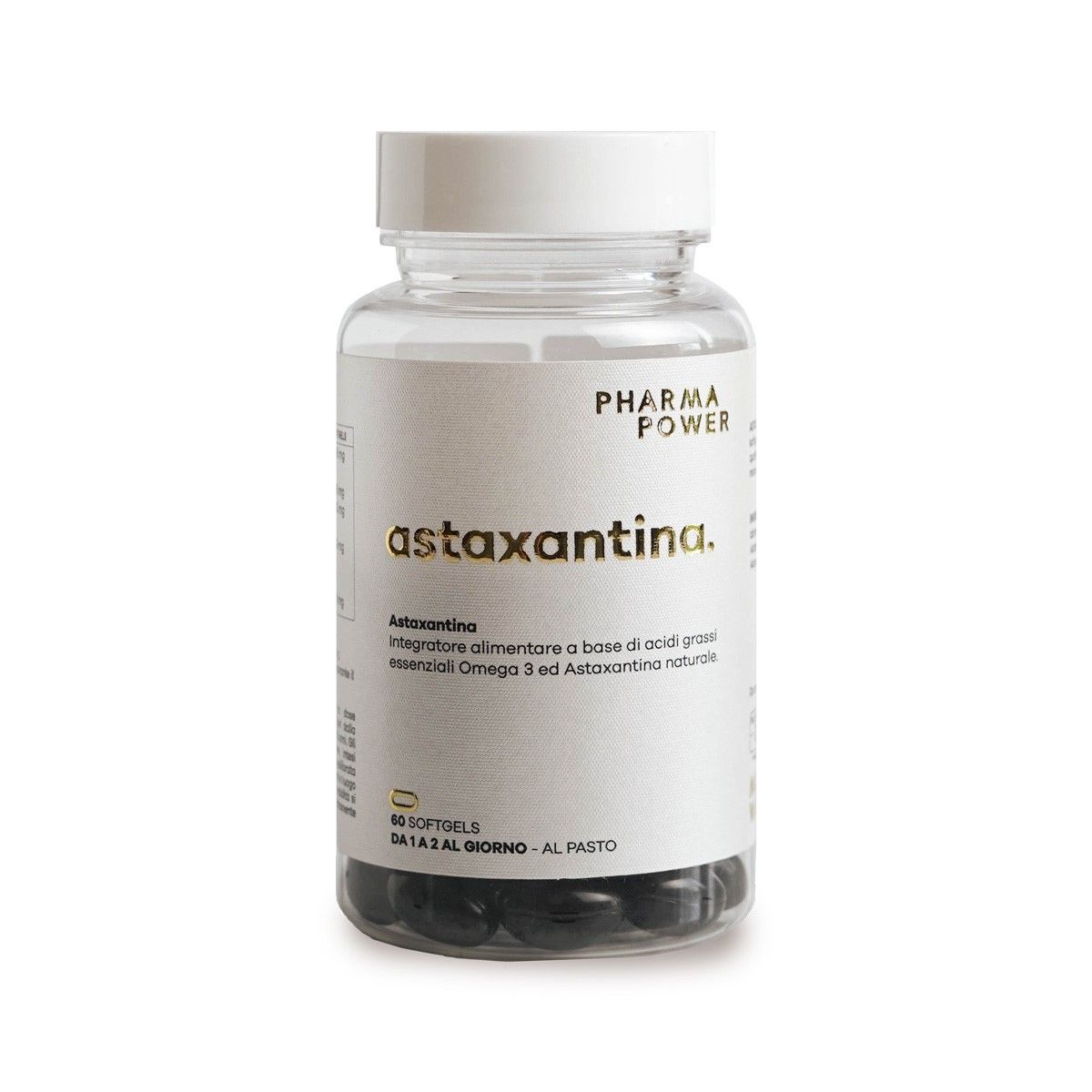 Pharmapower Astaxantina Integratore Anti ossidante Antiage 60 Softgel