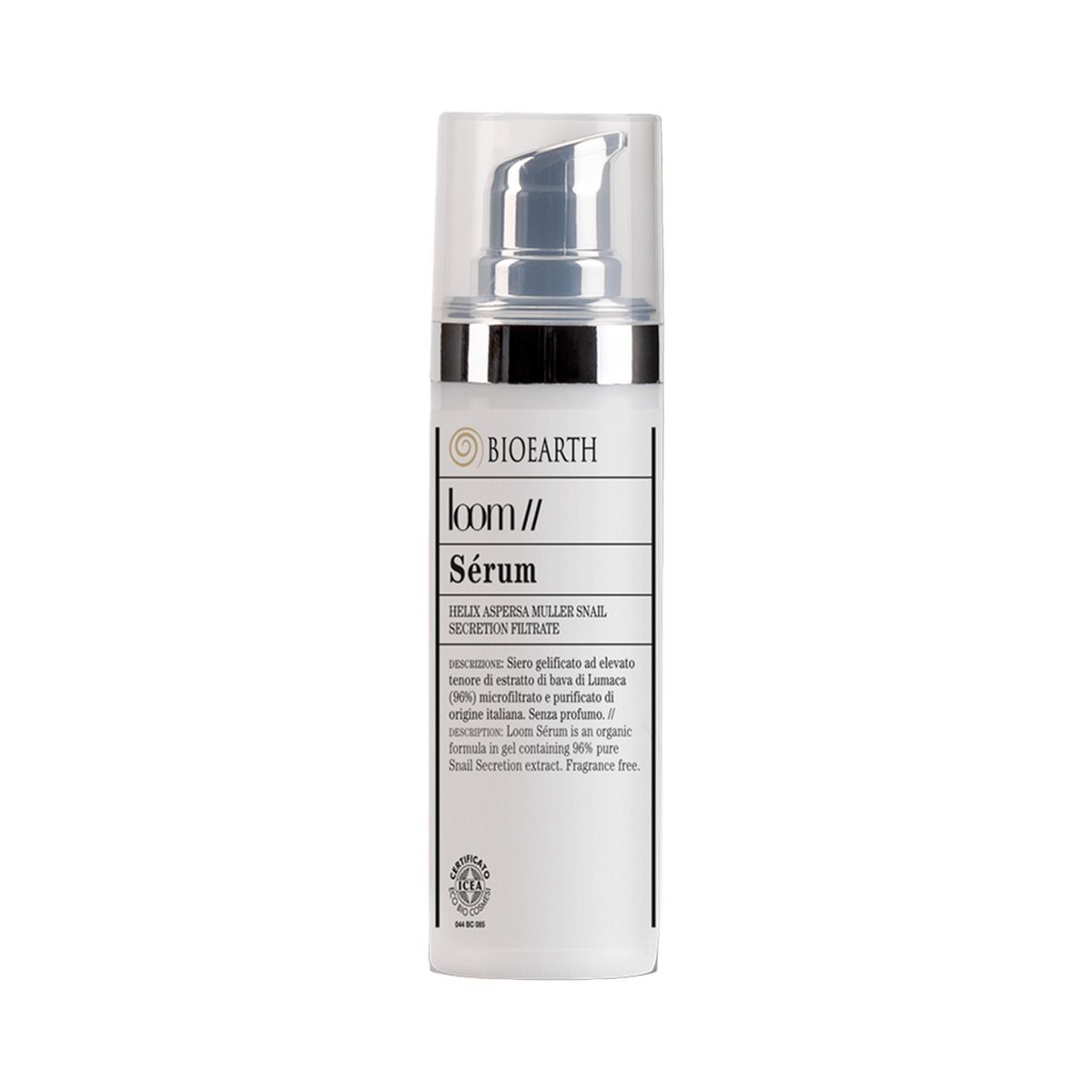 Bioearth Loom Serum 96% Siero Bava Di Lumaca 30ml