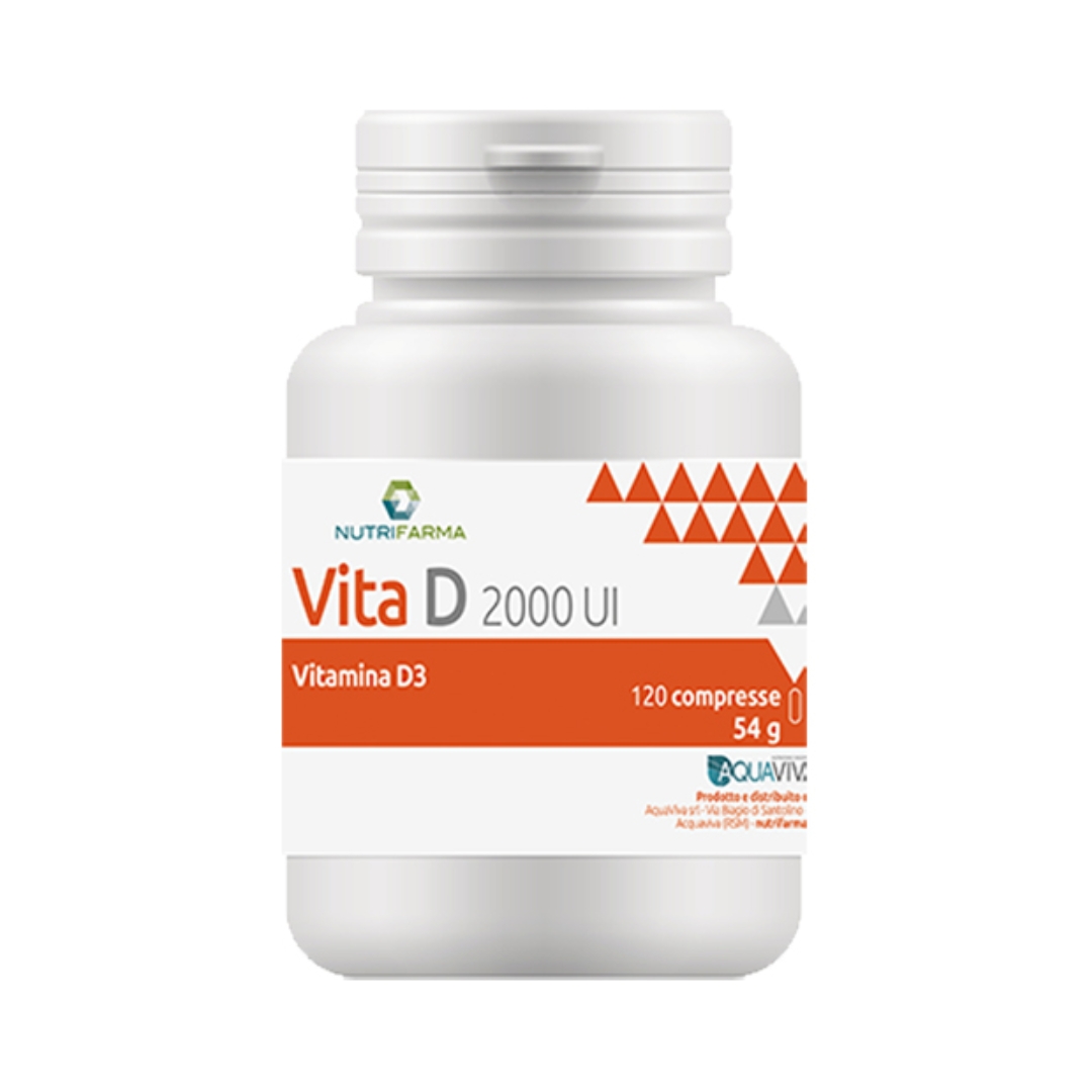 Vita D 2000 Ui Integratore Vitamina D3 120 Compresse