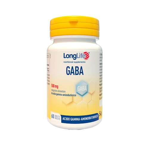 image - 949871747 - LONGLIFE GABA 500MG 60 TAVOLETTE RIVESTITE - 4865253_2.jpg