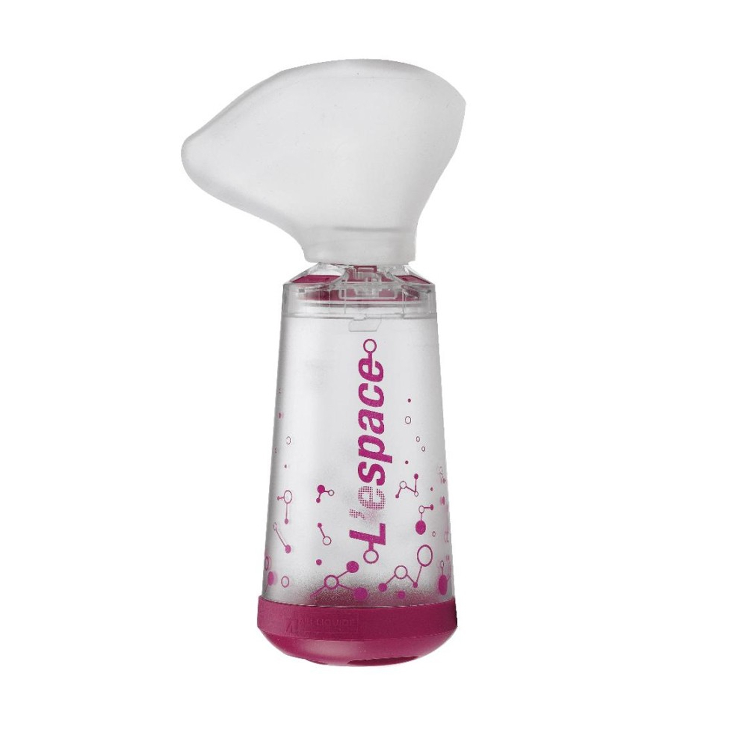 image - 905727350 - Camera distanziatrice per spray predosati da 220ml, con boccaglio e valvole per inspirazione ed espirazione, facilita l'uso corretto degli inalatori. - 7882676_2.jpg