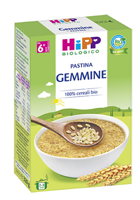 image - 924788300 - Pastina HiPP Gemmine 320g, ideale per preparare pappe e minestrine durante lo svezzamento grazie al suo piccolo formato facilmente masticabile. - 7874083_1.jpg