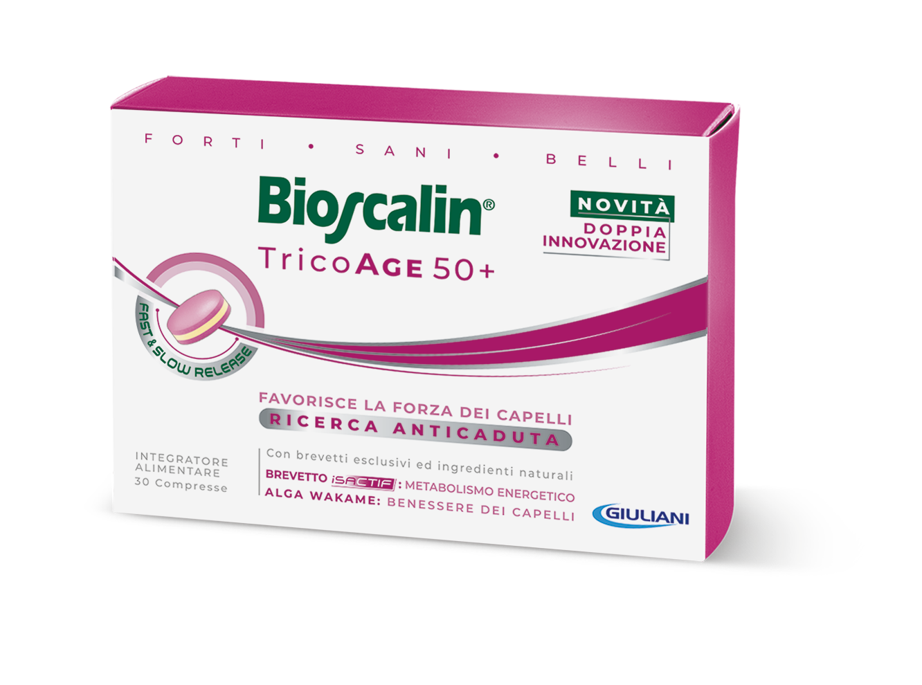 Bioscalin Tricoage 50+ Integratore Anti-Caduta Capelli 30 Compresse