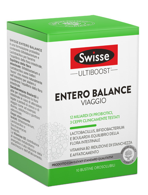 Swisse Entero Balance Viaggio Integratore 10 Bustine