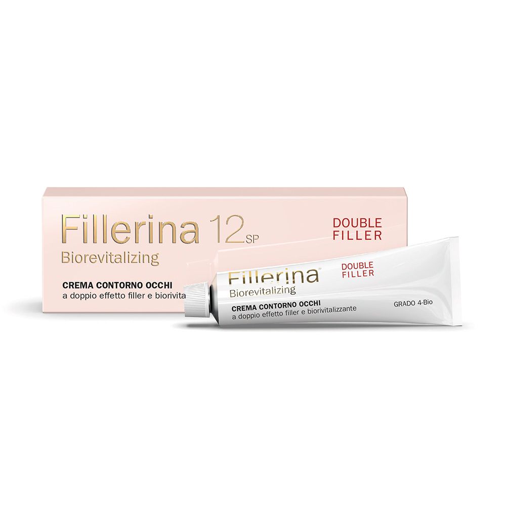 Fillerina 12 Double Filler Biorevitalizing Crema Contorno Occhi Antiage Grado 4 15ml