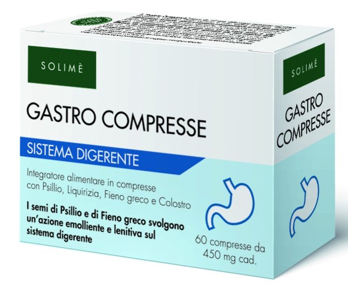 Solimè Gastro Compresse Integratore Sistema Digerente 60 Compresse