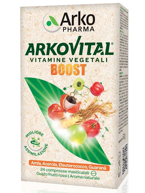 985494246 - Arkovital Boost Integratore Vitamine vegetali gusto Frutti Rossi 24 compresse masticabili - 4710659_2.jpg