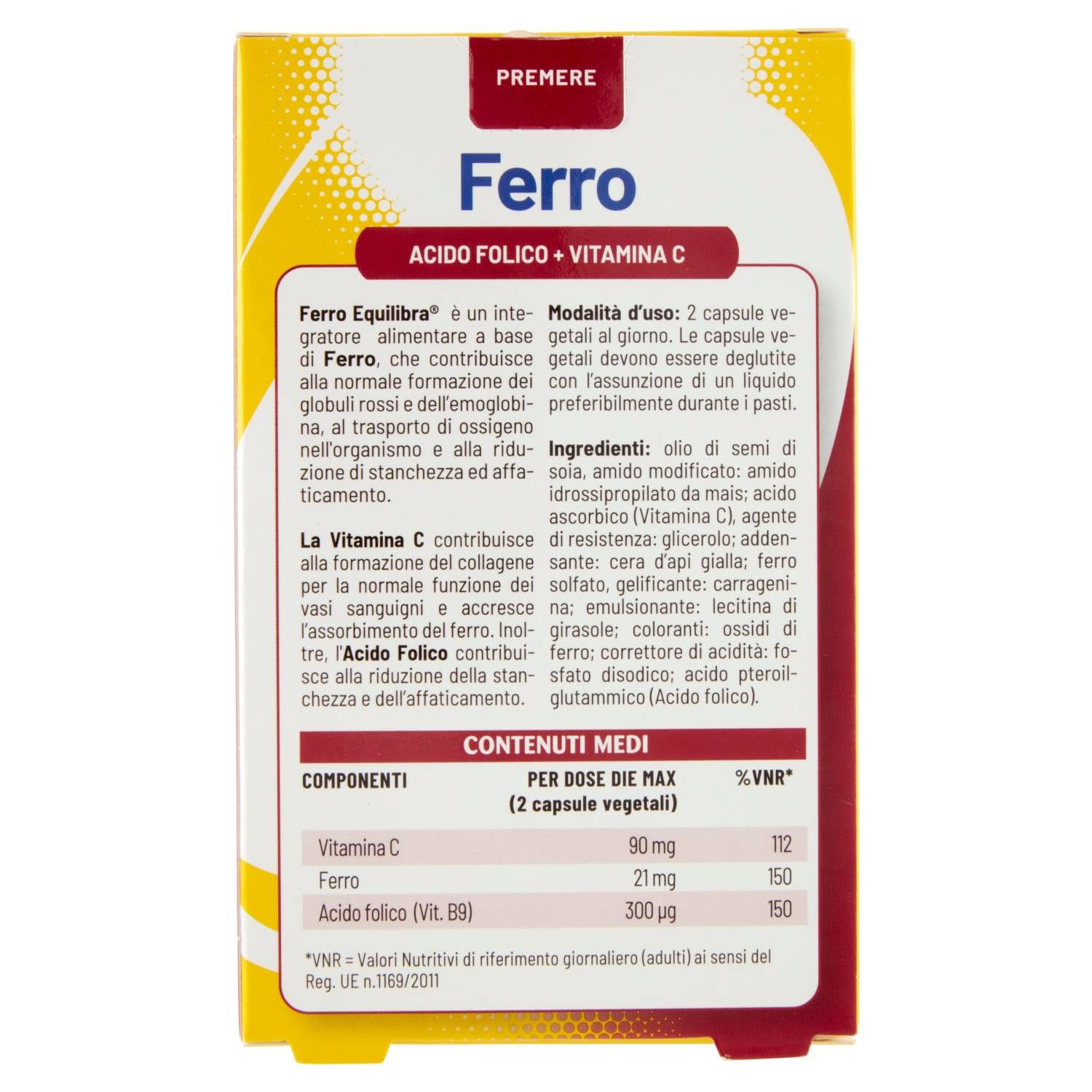 image - 977351473 - Equilibra Ferro Integratore Acido Folico e Vitamina C 60 perle - 4733979_3.jpg
