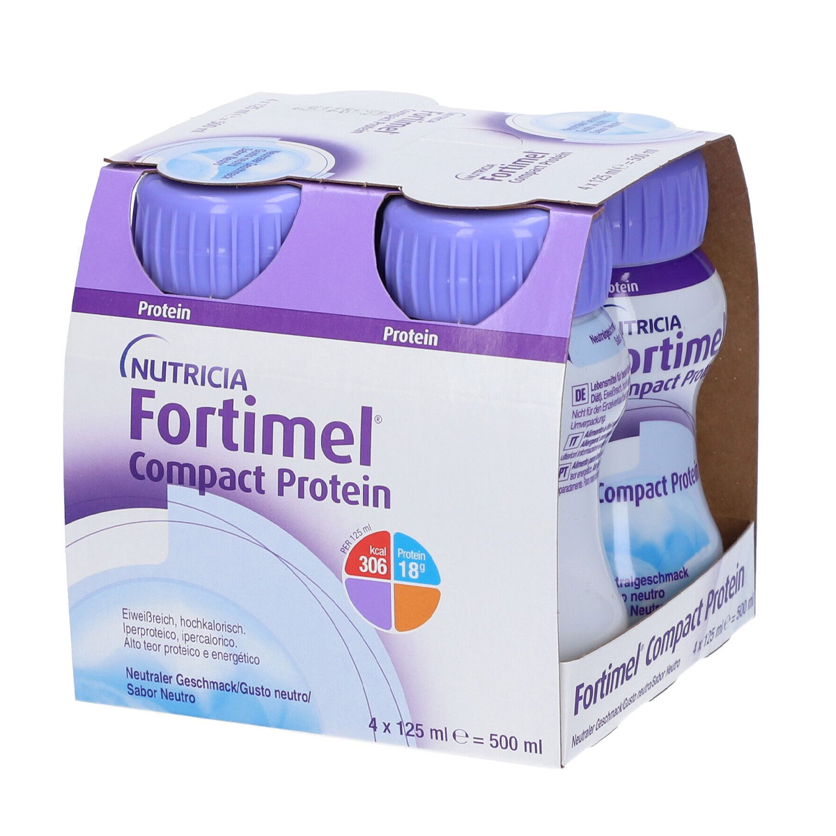 Fortimel Compact Protein Neutro 4x125ml