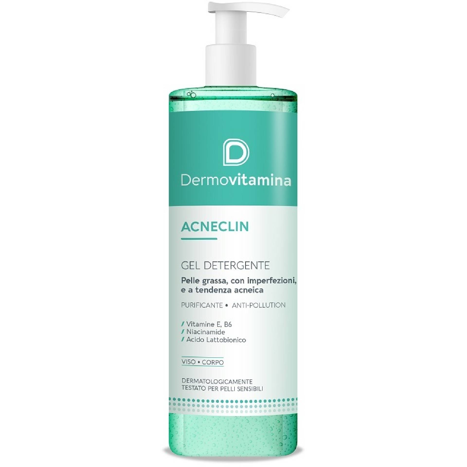 Dermovitamina Acneclin Gel detersione 400ml