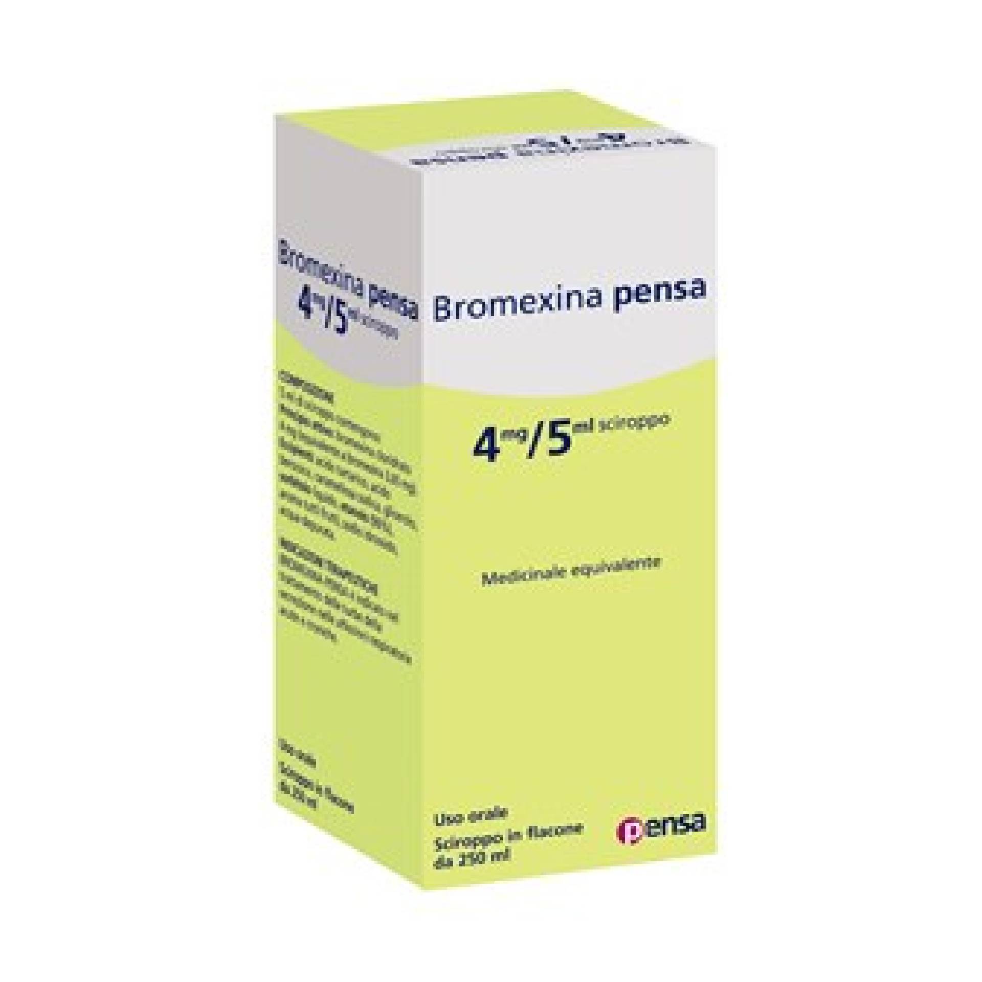 Pensa Bromexina 4mg/5ml Sciroppo 250ml