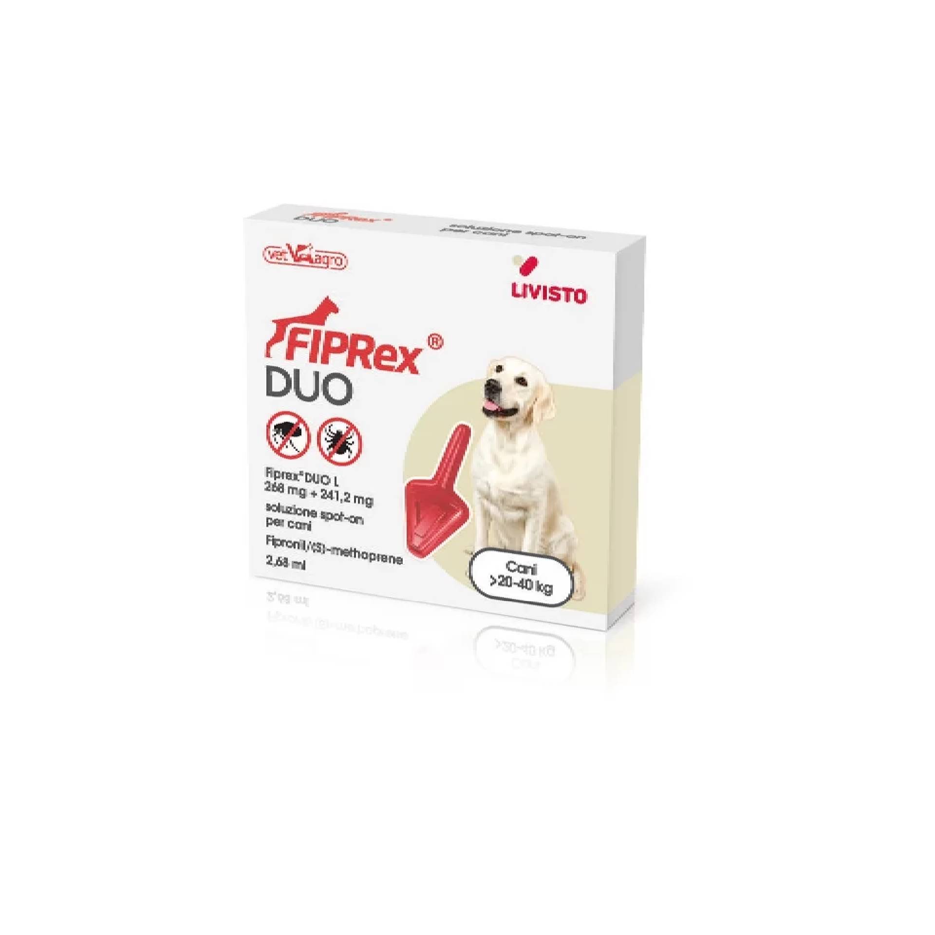 Fiprex Duo Cani 20-40kg Large 1 Pipetta