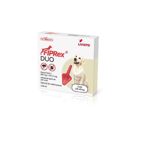 105314064 - FIPREX DUO L*spot-on soluz 1 pipetta 2,68 ml 268 mg + 241,20 mg cani 20 - 40 kg - 0005496_1.jpg