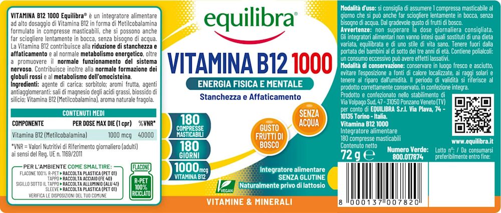 989401183 - EQUILIBRA VITAMINA B12 1000 180 COMPRESSE MASTICABILI - 4797406_2.jpg