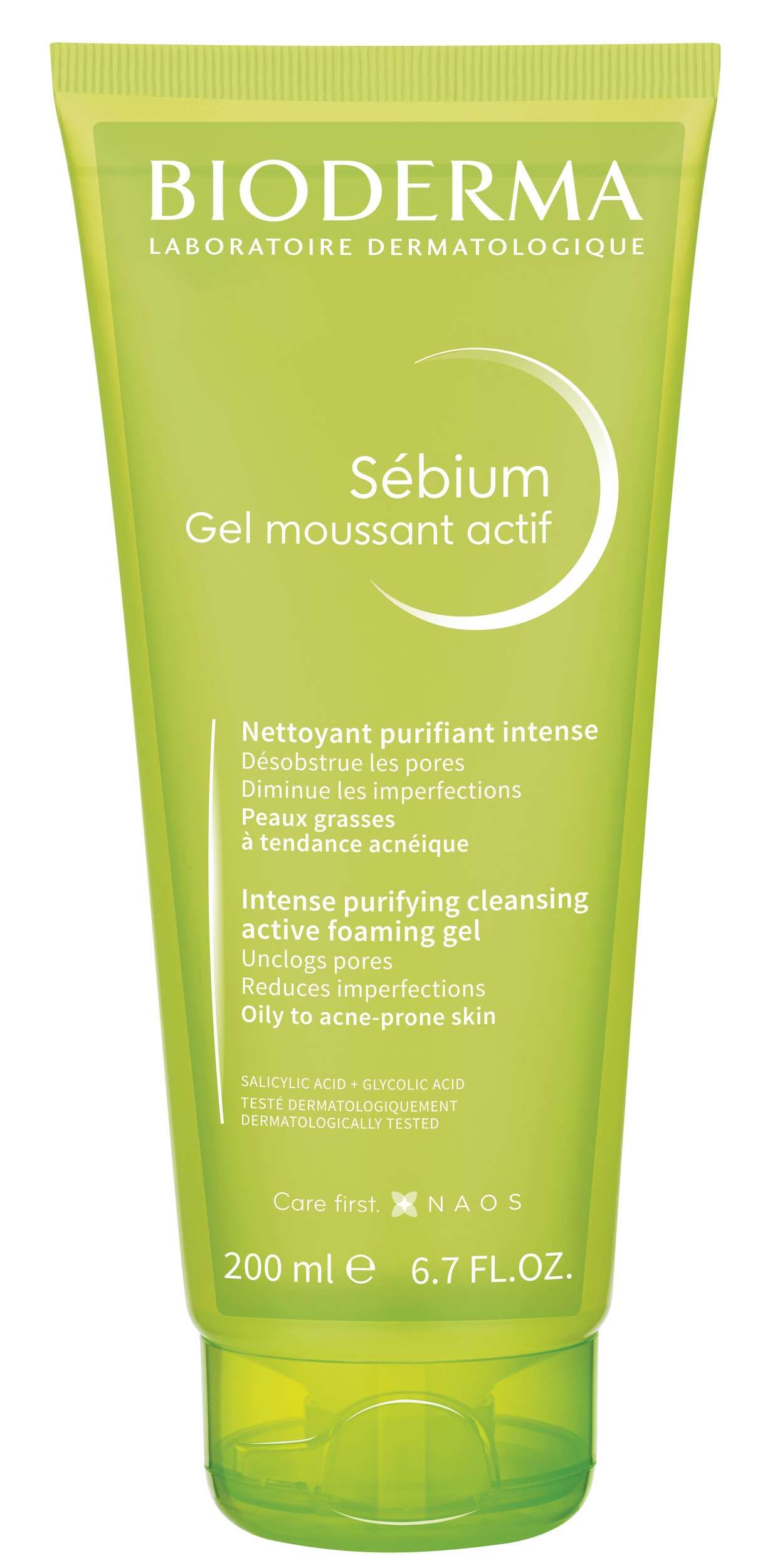 Bioderma Sebium Gel Moussant Actif Gel detersione Esfoliante Purificante 200ml