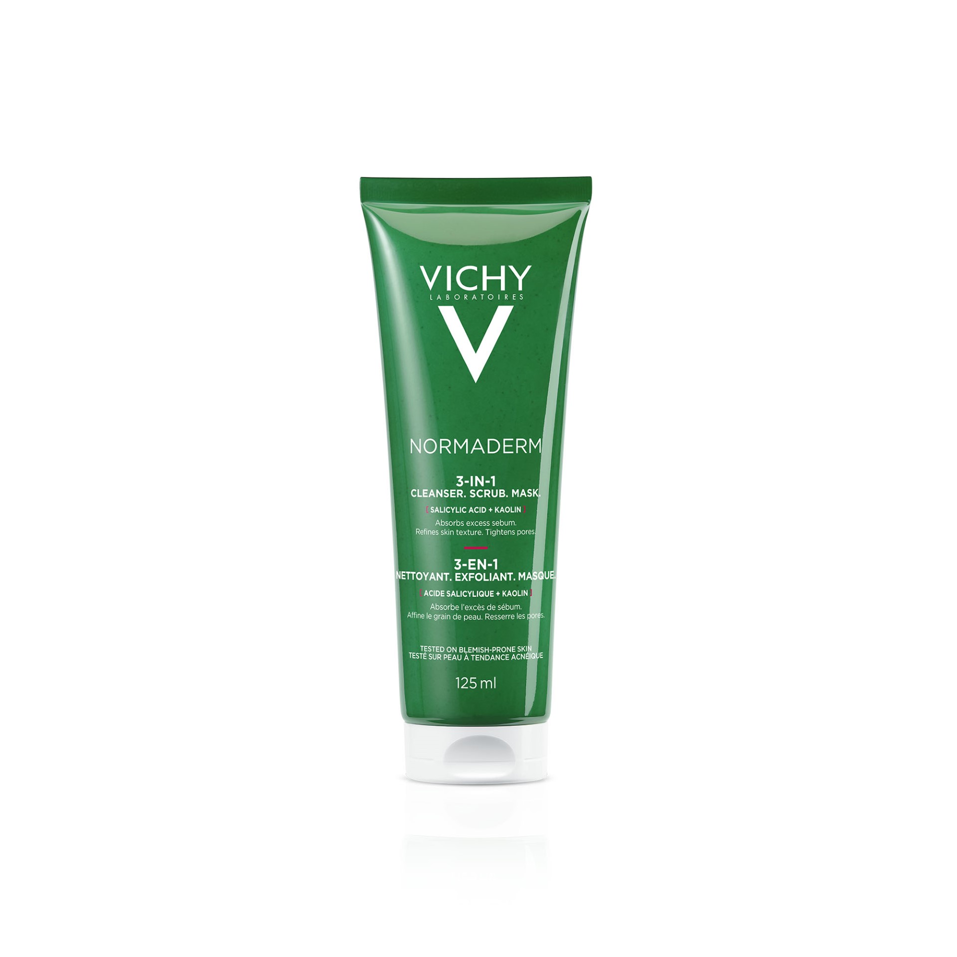 Vichy Normaderm 3 In 1 Esfoliante + Crema Detergente + Maschera 125ml