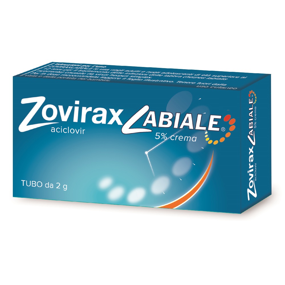 Zovirax Labiale Infezione Virus Herpes Simplex (herpes Labiale) Labbra per Adulti E Adolescenti 2g